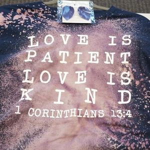 Tshirt & earring bundle